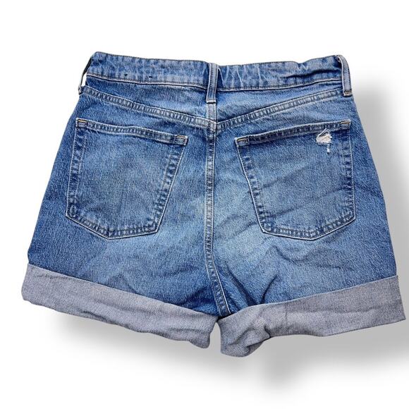 GAP Curvy Cheeky Straight Cut-off Jean Shorts Women's 10 30 - Picture 2 of 8